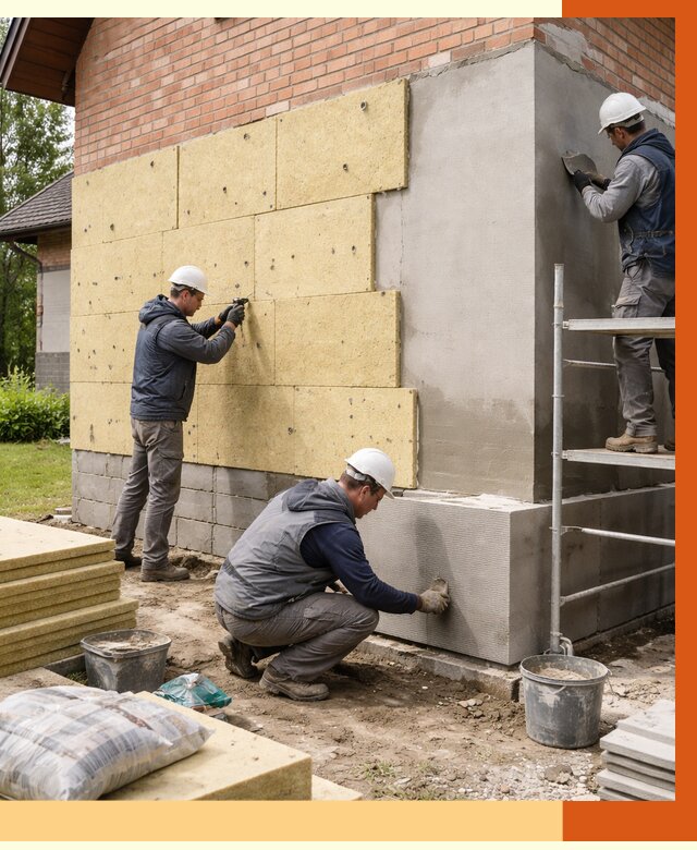 Утепление частного дома в Россоши под ключ от 7777 руб/м2 — недорого | ТепломастерРсс