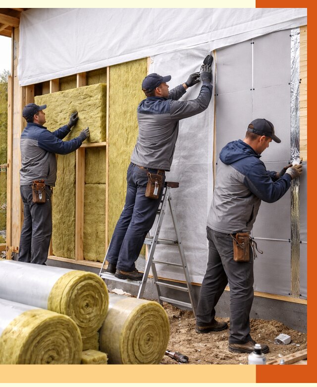 Утепление каркасного дома в Россоши от 4355 руб./м2 — профессионально | ТепломастерРсс