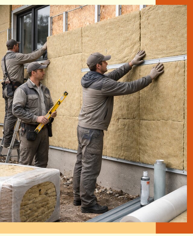 Утепление дома из SIP панелей в Россоши от 6429 руб./м² под ключ | ТепломастерРсс