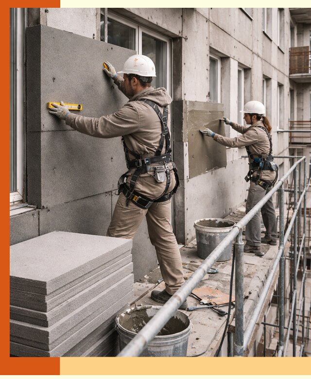 Утепление квартиры снаружи под ключ в Россоши