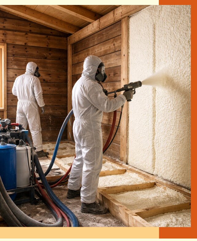 Утепление бани ппу в Россоши под ключ от 4355 руб./м2 | ТепломастерРсс - напыление и монтаж ппу