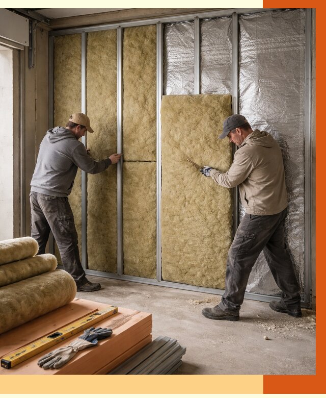 Утепление гаража изнутри в Россоши от 7777 руб/м2 — работы и цена | ТепломастерРсс