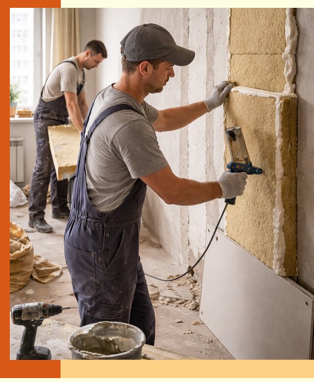 Утепление стен изнутри в Россоши — качественно и эффективно