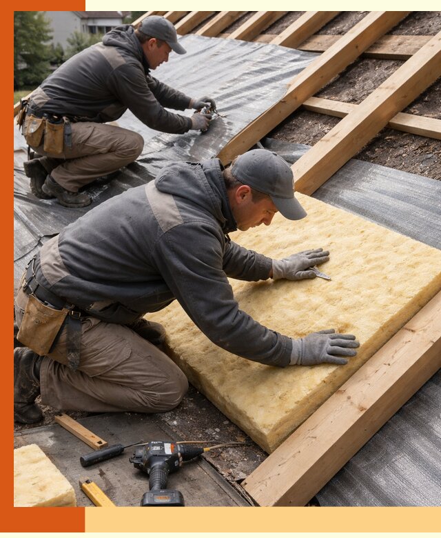 Профессиональное утепление крыши в Россоши качественно и надежно