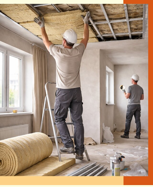 Утепление потолка в частном доме в Россоши от 985 руб./м² — работы под ключ | ТепломастерРсс