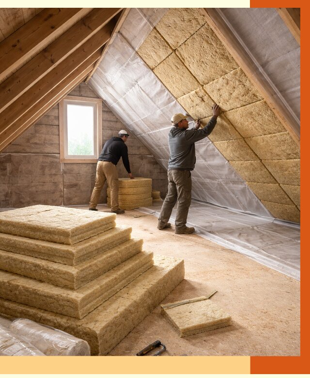 Утепление мансарды в Россоши от 2592 руб/м2 — комплексно и под ключ | ТепломастерРсс