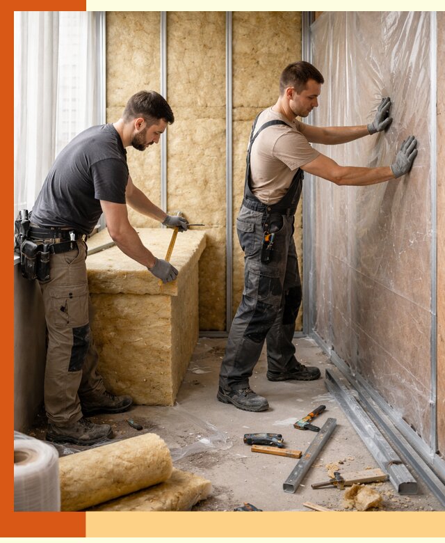 Профессиональное утепление лоджии в Россоши эффективно и надежно