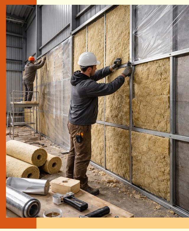 Утепление ангара в Россоши — профессиональная теплоизоляция помещений