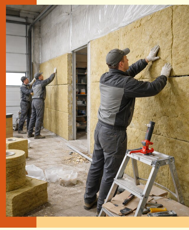 Утепление автосервиса и мастерских в Россоши качественно и надёжно