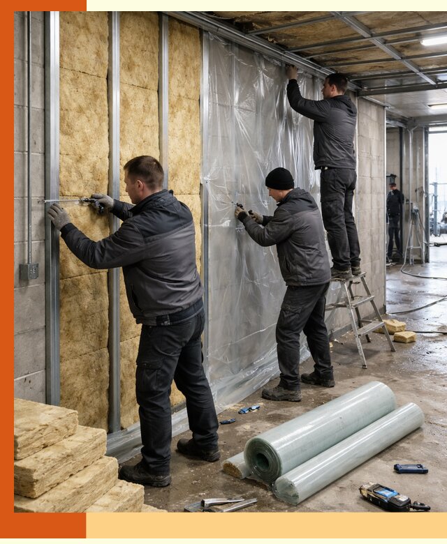 Профессиональное утепление автомойки в Россоши для любого типа помещений