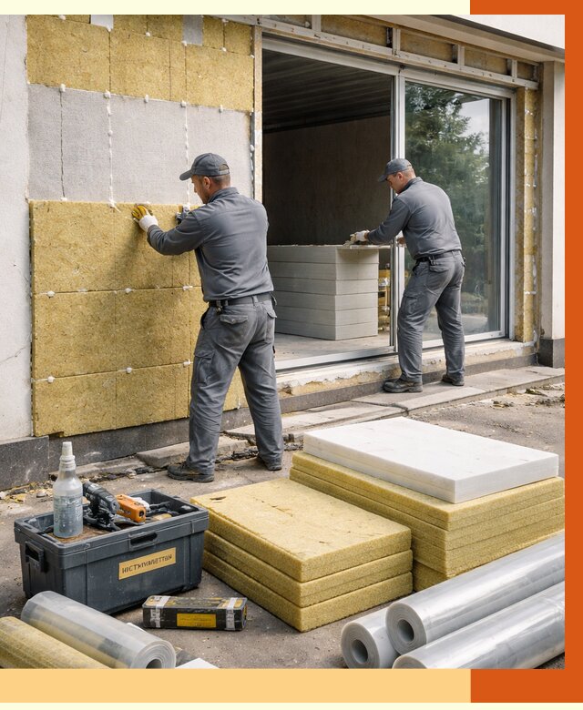 Утепление торгового павильона в Россоши от 15035 руб./м² под ключ | ТепломастерРсс