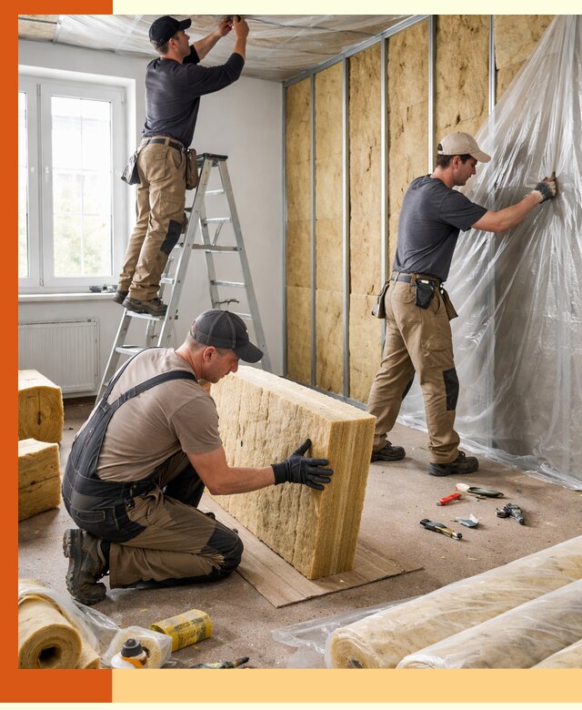 Утепление офисных помещений под ключ в Россоши