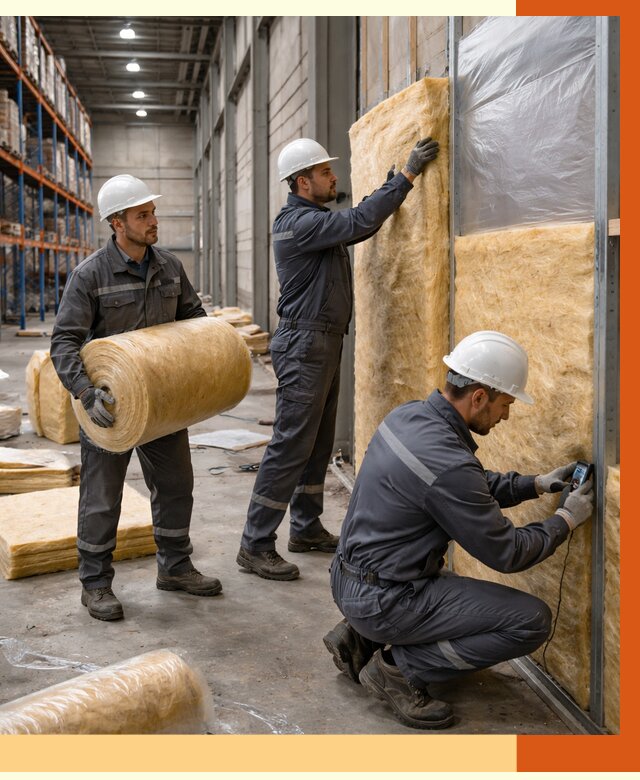 Утепление логистического центра в Россоши от 4666 руб/м² под ключ | ТепломастерРсс