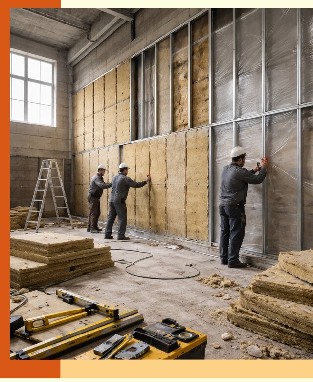 Утепление спортивного зала в Россоши качественно и недорого