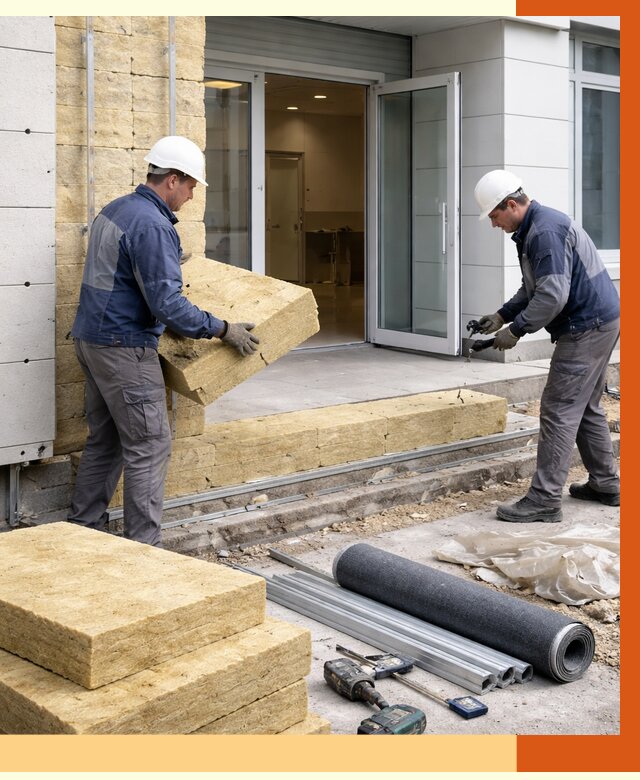 Утепление медицинского центра в Россоши под ключ от 12961 руб./м² | ТепломастерРсс