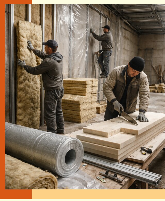 Утепление торгового склада в Россоши с энергоэффективными решениями