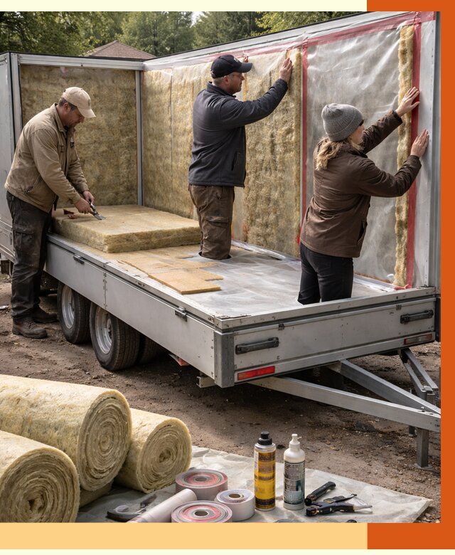 Утепление прицепа в Россоши под ключ от 12961 руб. — комплекс от ТепломастерРсс