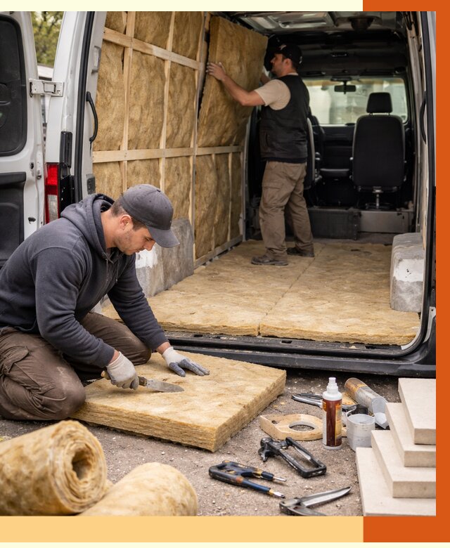 Утепление кемпера в Россоши под ключ от 12443 руб. — профессионально | ТепломастерРсс