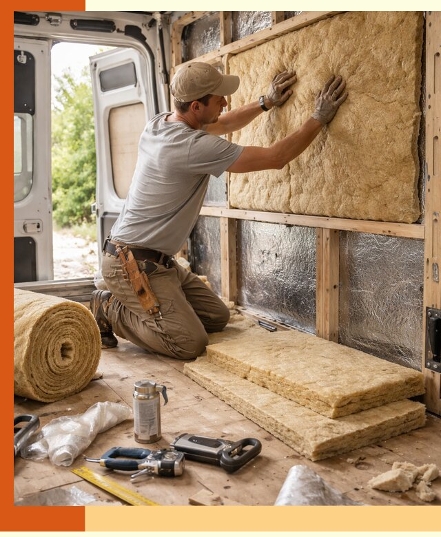 Утепление кемпера под ключ в Россоши с гарантией качества