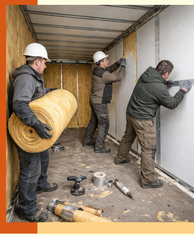 Утепление рефрижераторного контейнера в Россоши профессионально и надежно