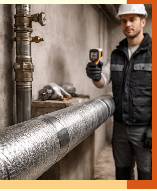 Утепление труб водоснабжения в Россоши от 8814 руб. за м² — услуги ТепломастерРсс