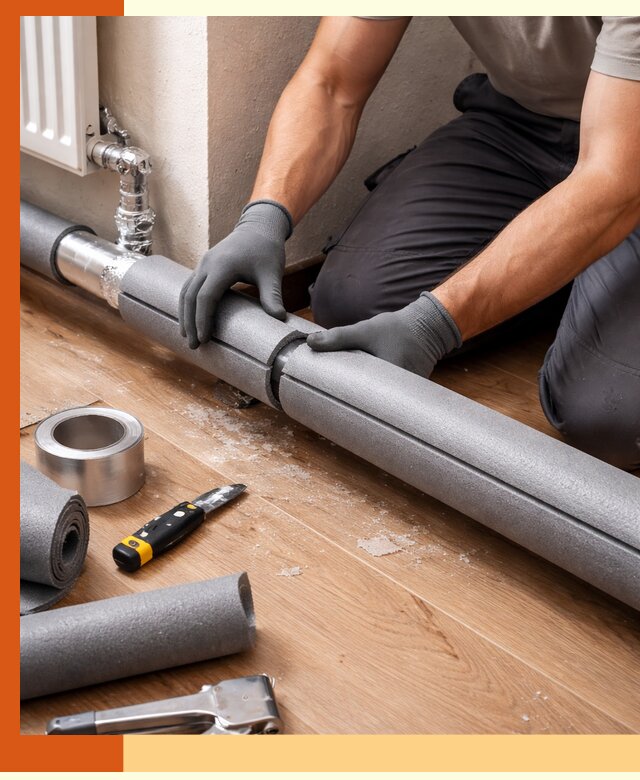 Утепление труб отопления в Россоши: теплоизоляция и защита сети