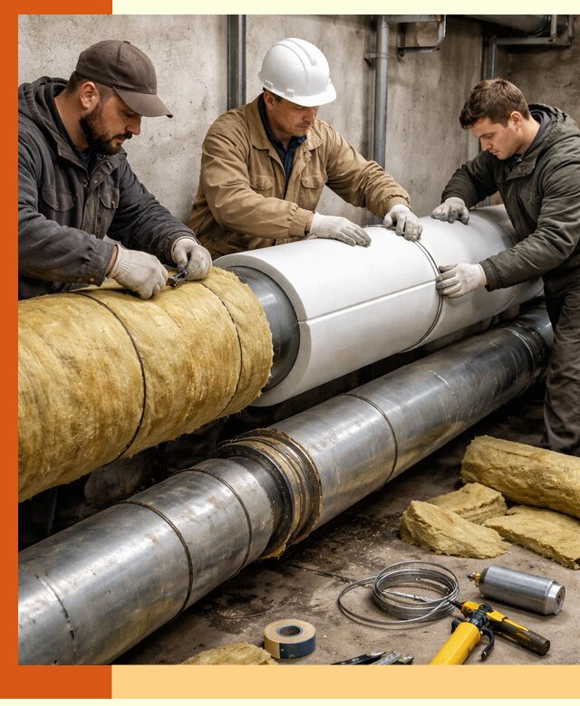 Утепление трубопровода в Россоши с гарантией энергоэффективности