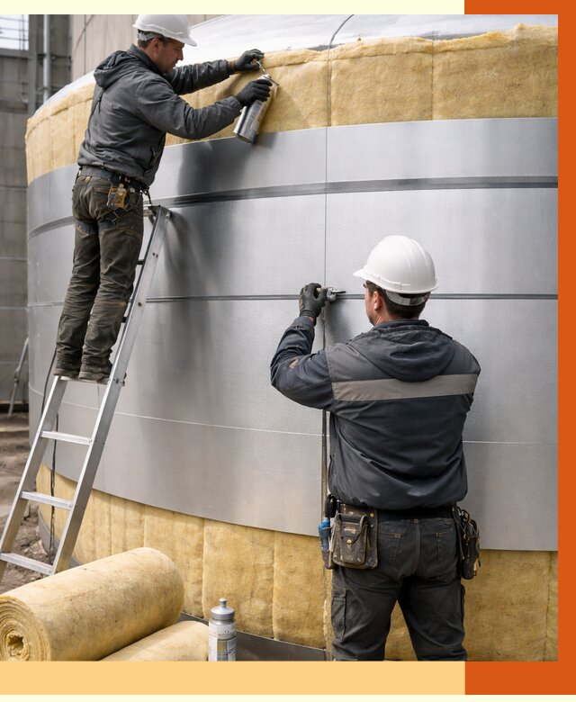 Утепление цистерны в Россоши пенополиуретаном от 15035 руб. под ключ | ТепломастерРсс