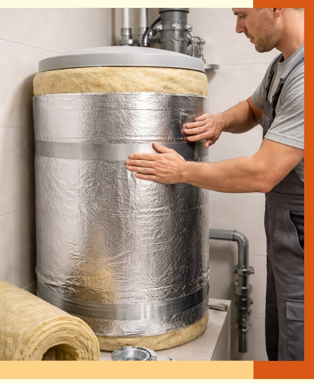 Утепление бойлера в Россоши от 4666 руб. под ключ | Утепление ППУ | ТепломастерРсс