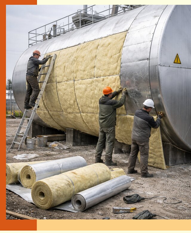 Утепление резервуаров с топливом в Россоши надежно и экономично