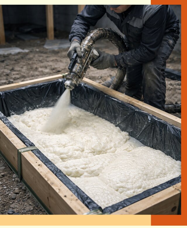 Заливка ППУ в формы в Россоши от 2592 руб. — утепление форм под ключ | ТепломастерРсс