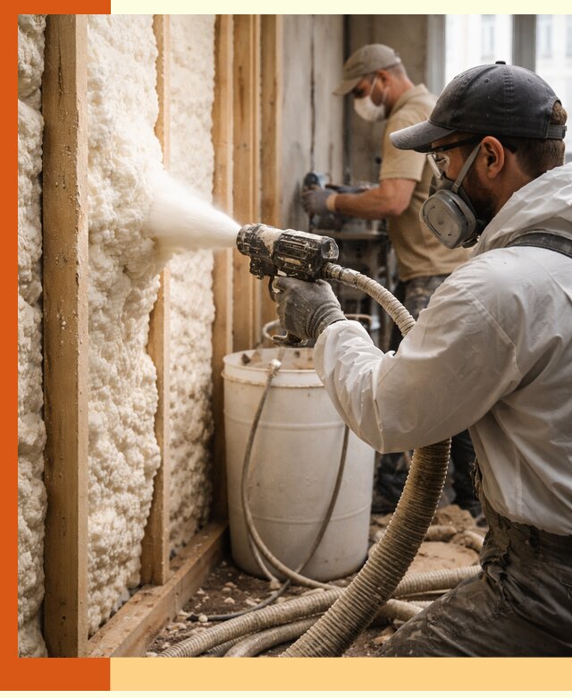 Утепление пеноизолом жилых и коммерческих объектов в Россоши