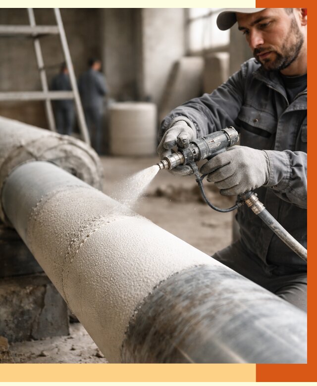 Утепление труб жидкой теплоизоляцией в Россоши от 7777 руб. под ключ | ТепломастерРсс