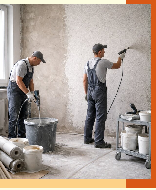 Утепление стен жидкой теплоизоляцией в Россоши от 4355 руб/м² | ТепломастерРсс