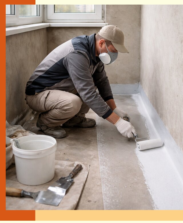 Утепление балкона жидкой теплоизоляцией в Россоши