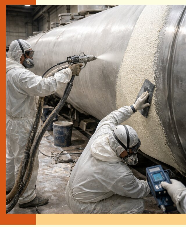 Утепление автоцистерн жидкой теплоизоляцией в Россоши