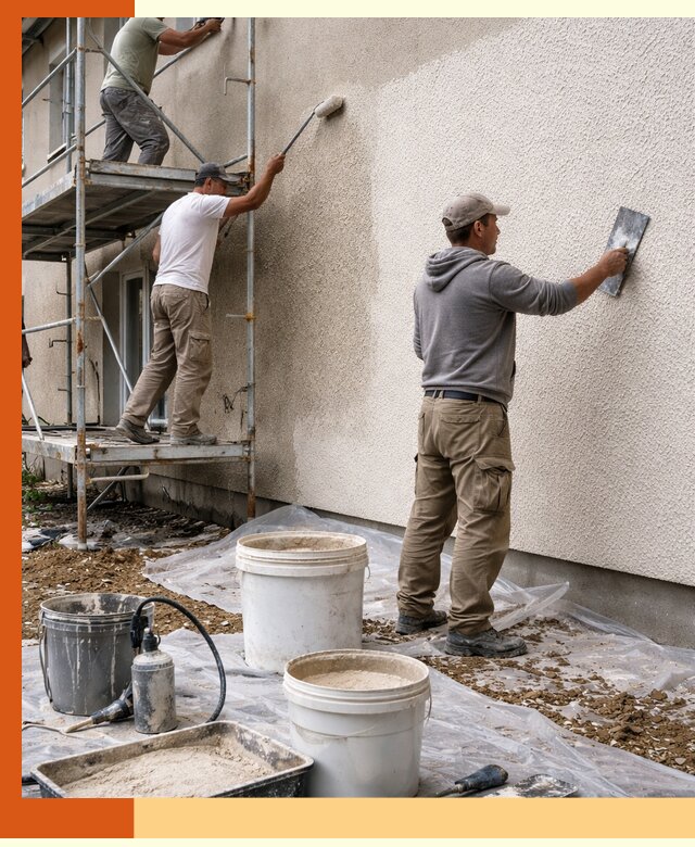 Утепление фасада жидкой пробкой в Россоши