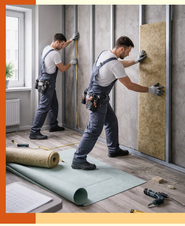 Шумоизоляция квартиры под ключ в Россоши — профессионально и гарантированно