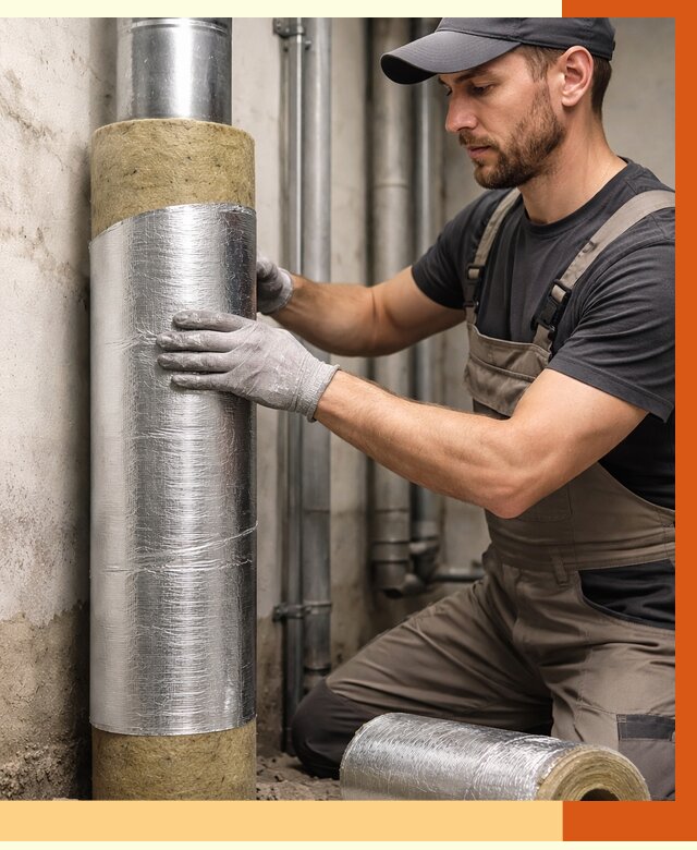 Шумоизоляция труб в Россоши от 1244 руб. — шумоподавление и звукоизоляция труб | ТепломастерРсс