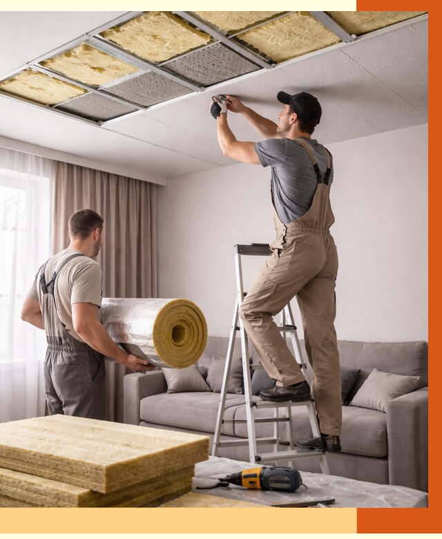 Шумоизоляция потолка в Россоши от 2333 руб. под ключ | Профессионально — ТепломастерРсс