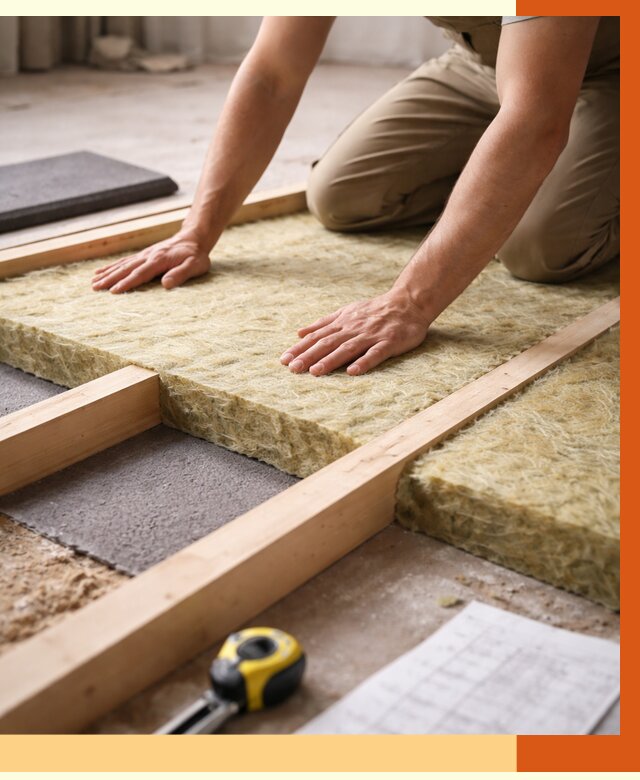 Шумоизоляция пола в Россоши от 1296 руб./м² — профессиональная звукоизоляция | ТепломастерРсс