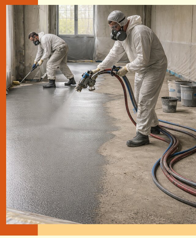 Гидроизоляция полимочевиной полов и конструкций в Россоши