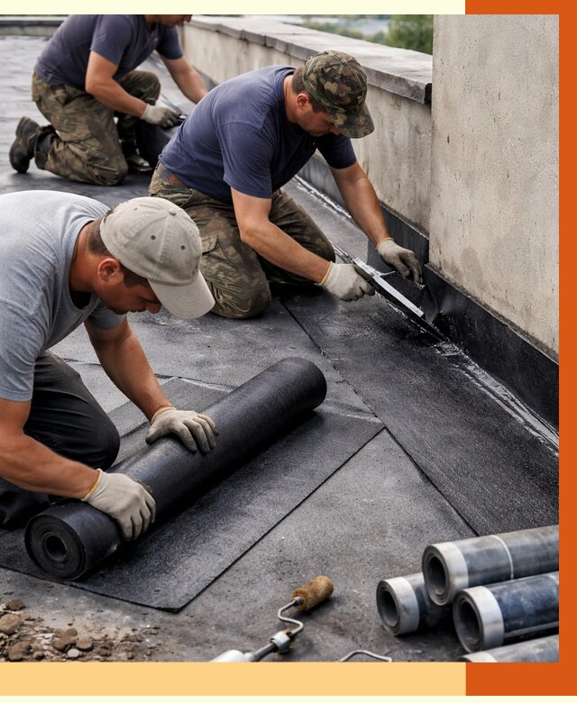 Гидроизоляция кровли в Россоши от 4666 руб. — профессиональная гидроизоляция крыши | ТепломастерРсс