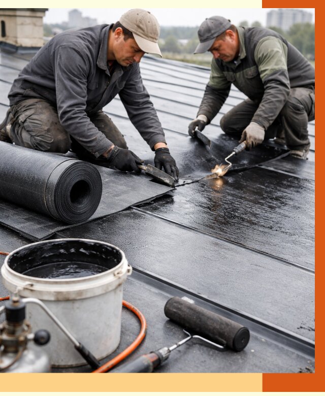 Гидроизоляция фальцевой кровли в Россоши от 7777 руб. под ключ | ТепломастерРсс