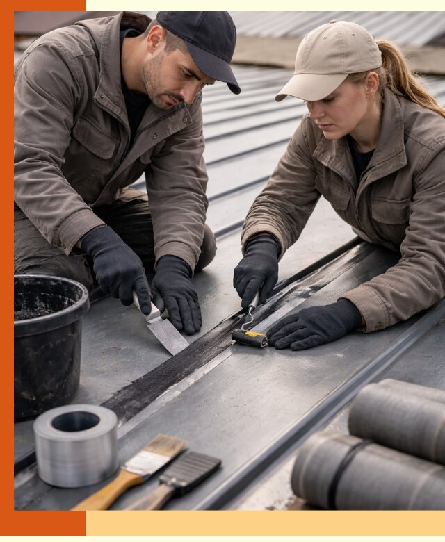 Гидроизоляция фальцевой кровли в Россоши качественно и надежно