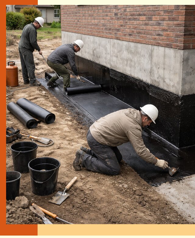 Гидроизоляция фундамента в Россоши: надежная защита строений