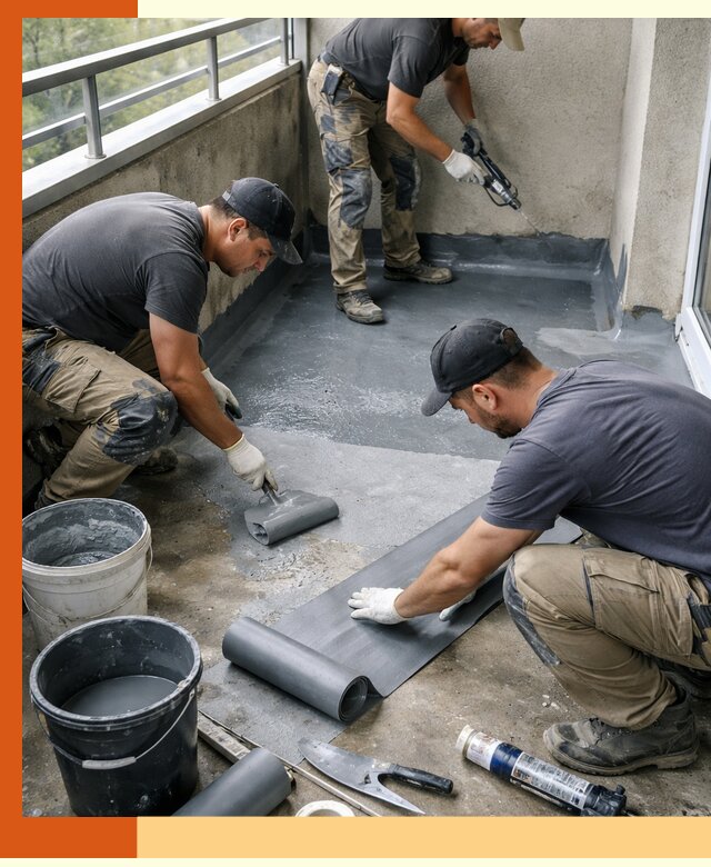 Гидроизоляция балкона в Россоши: надежная защита от протечек