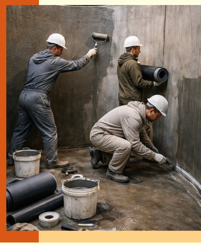 Гидроизоляция резервуара профессионально в Россоши