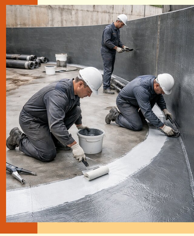 Гидроизоляция резервуара для топлива в Россоши