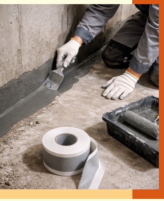 Гидроизоляция швов и герметизация стыков в Россоши от 1296 руб. | ТепломастерРсс